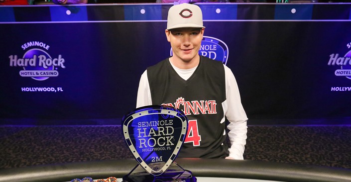 Jacob Bazeley wins rock n roll poker open