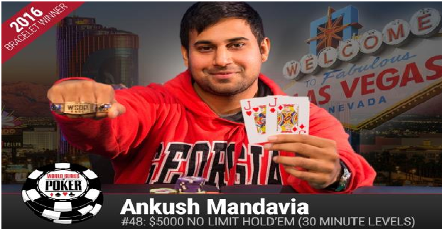 Ankush Mandavia Wins $5K buy in Turbo No Limit Hold’em