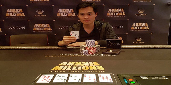 2017 Aussie Millions James Chen of Taiwan Wins $25,000 for AUD$861,840