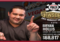 Bryan Hollis wins first bracelet of 2017 WSOP for $68,817
