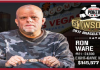 Ron "Grumpy" Ware wins Event#21 of WSOP 2017 for $145,577